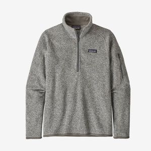 Patagonia better sweater 1/4 zip - grey NWOT